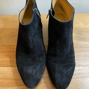J Crew suede bootie